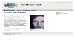 Desktop Screenshot of kunstkreis-mosaik.de