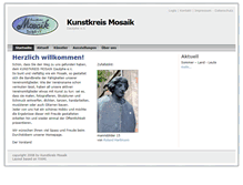 Tablet Screenshot of kunstkreis-mosaik.de